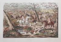 Charles HUNT, after - Charles HUNT, engraver Image 18 x 28 inches. — Breaking Cover, Plate 2