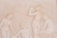 A Pair of Italian White Marble Relief Plaques