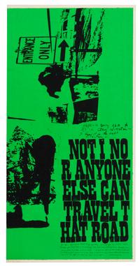road signs (two parts) (from heroes and sheroes), 1969