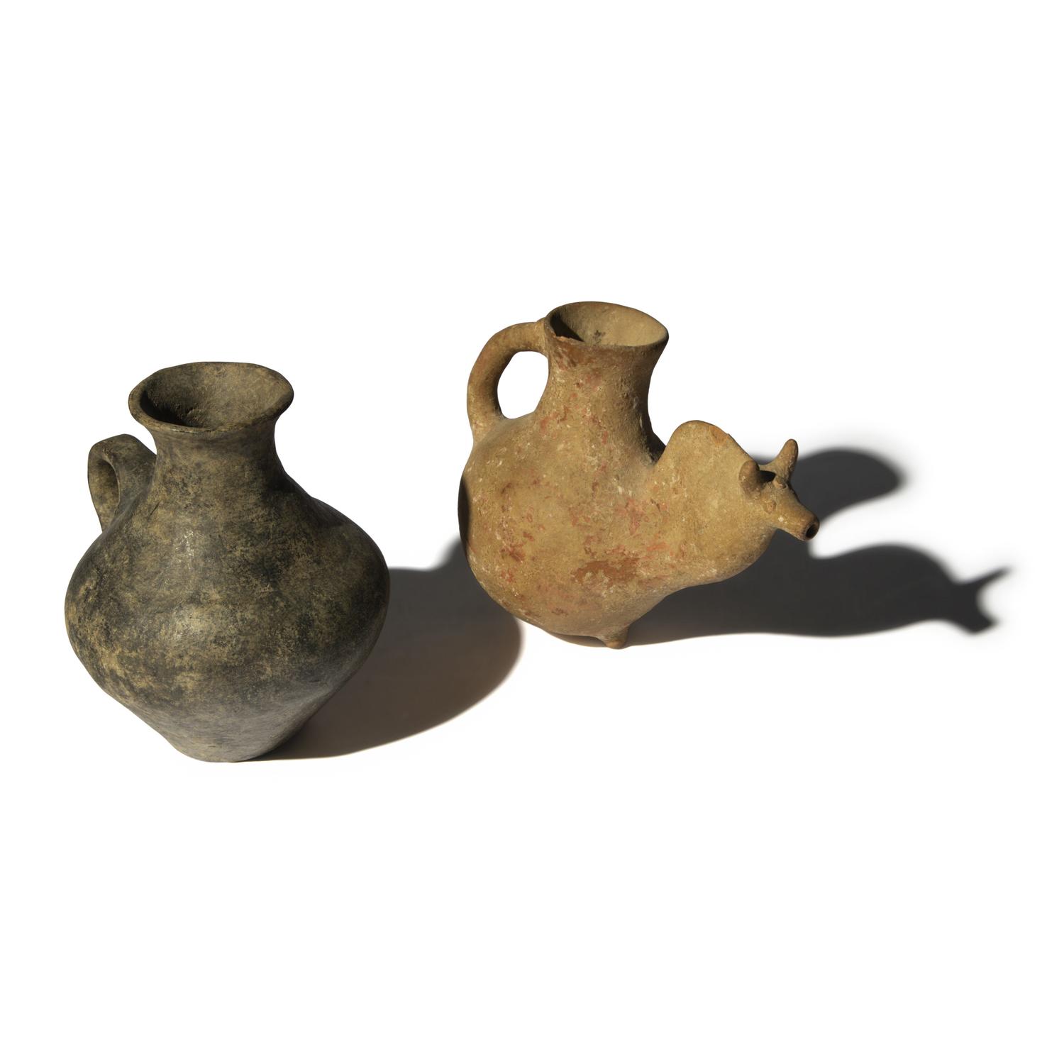 Two Near Eastern Terracotta Vessels