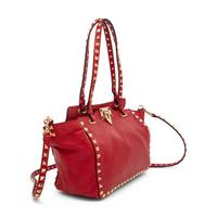 Valentino, Small Red Rockstud Tote