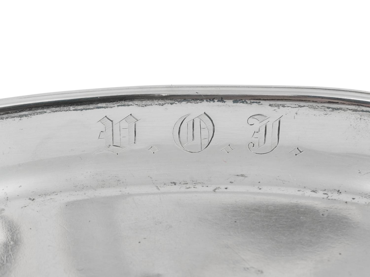 A Group of Four American Silver Platters