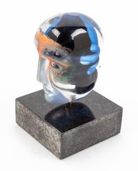A Kosta Boda Molded Glass Sculpture Height 3 1/2 inches. — BERTIL VALLIEN