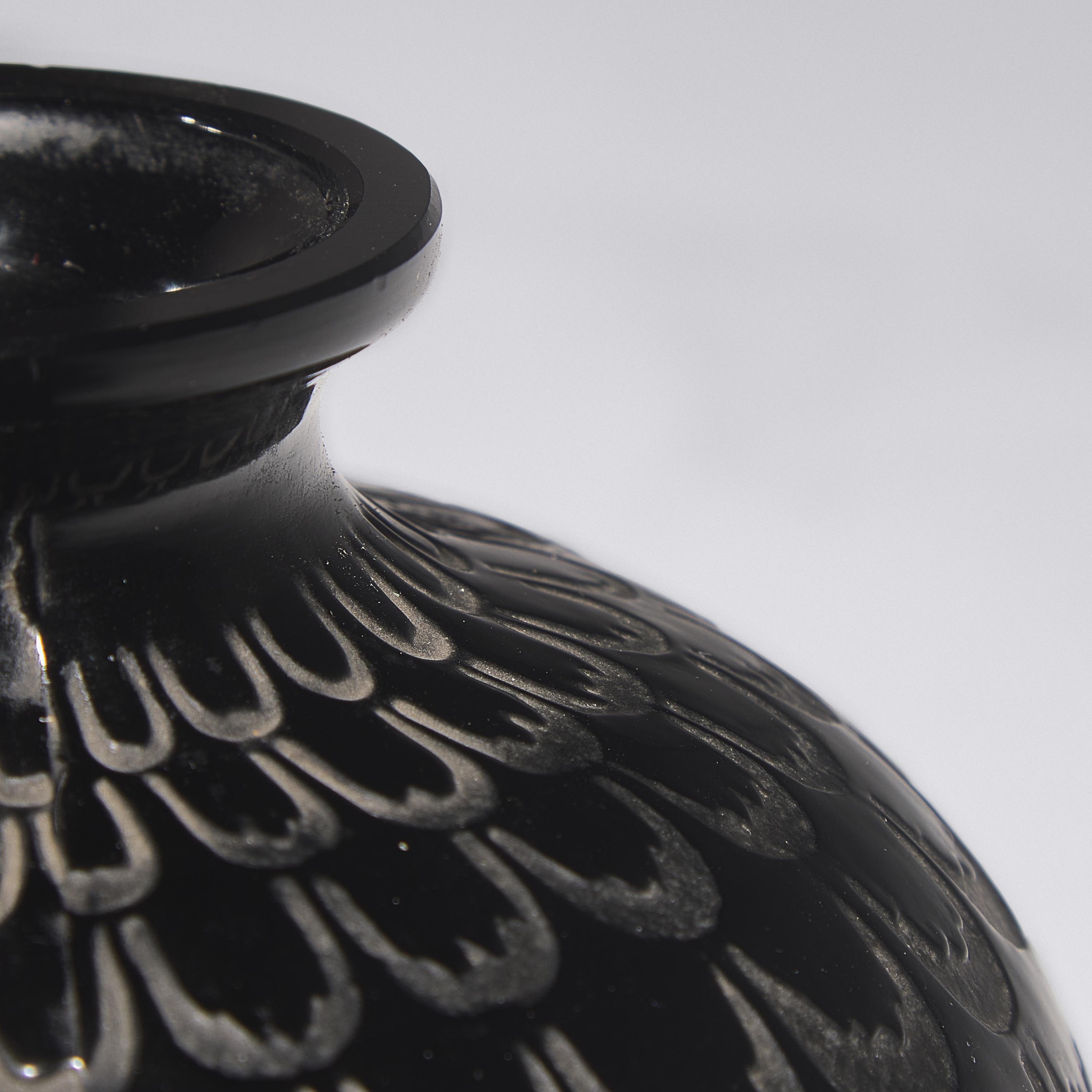 René Lalique (French, 1860–1945) — Grenade Vase, model 1045, c. 1930