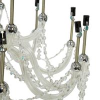 A Schonbek Cut Glass Eighteen-Light Chandelier — 20TH CENTURY