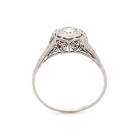 ART DECO, DIAMOND RING
