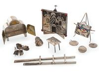 Group of Southwestern-style Silver Curios