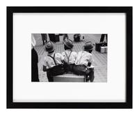 Ruth Orkin (1921-1985) Three Boys on a Suitcase, Penn Station, 1947