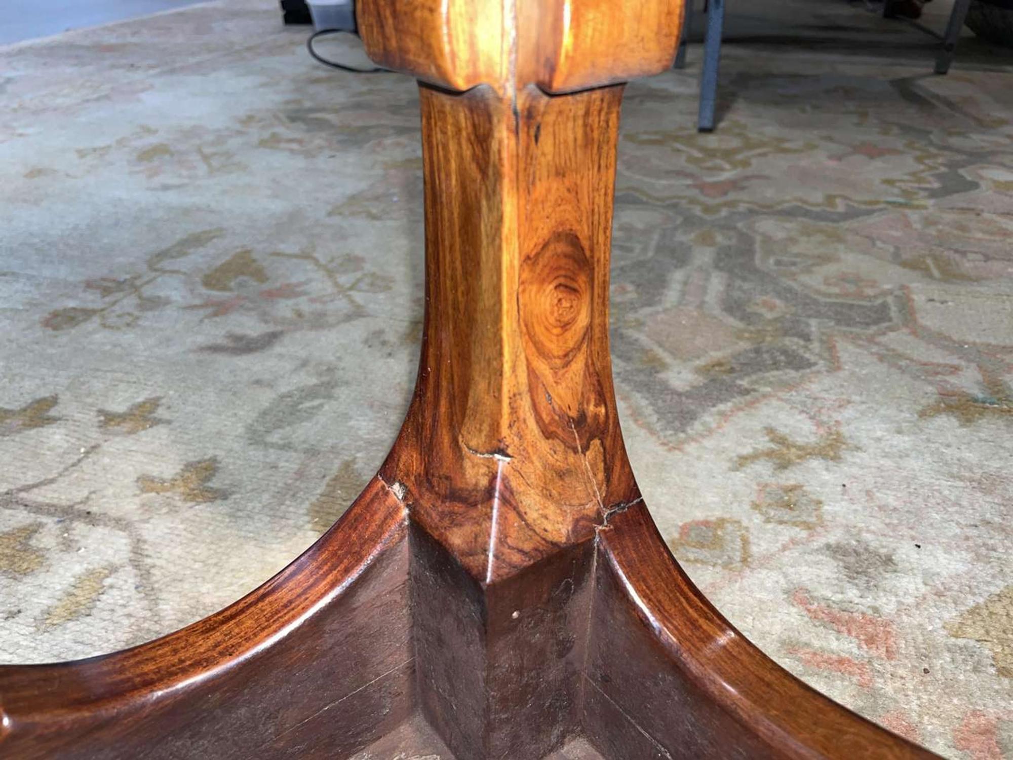 A Chinese Ming dynasty style carved hardwood low table 明式硬木矮方桌