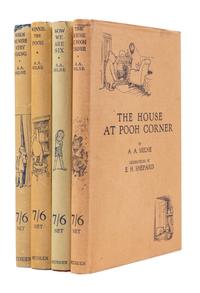 MILNE, Alan Alexander (1882-1956). When We Were Very Young . London: Methuen & Co., 1924. -- Winnie-the-Pooh . London: Methuen & Co., 1926. -- Now We are Six . London: Methuen & Co., 1927. -- The House at Pooh Corner . London: Methuen & Co., 1928.