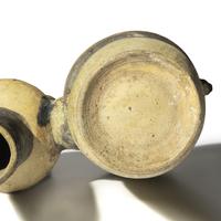 A Chancay Bichrome Whistling Jar