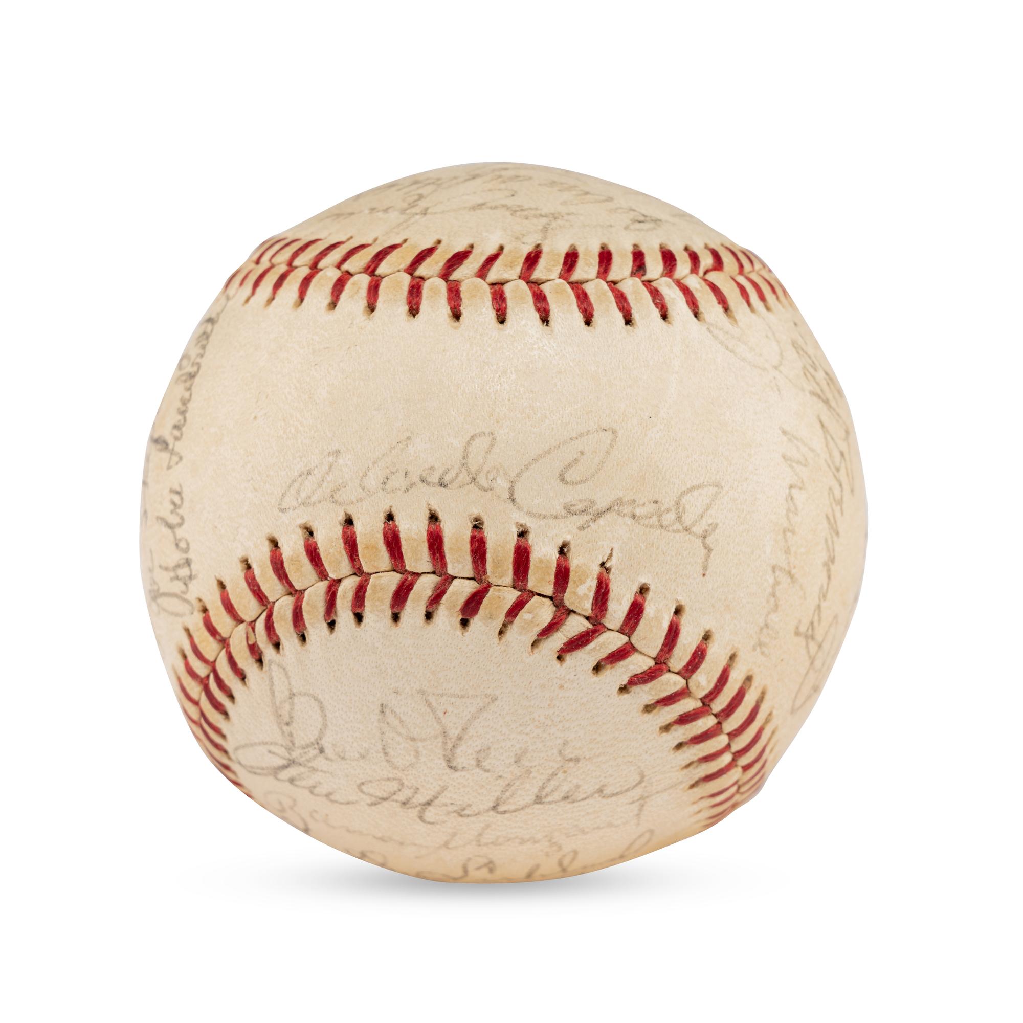 A 1960 San Francisco Giants Team Signed Autograph Baseball