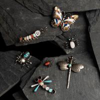 Navajo, Zuni, and Southwestern-style Insect Pins / Pendants