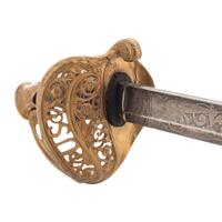 Hortsmann Retailed Import Model 1850 Staff and Field Officer's Sword Presented to Capt. Ira Ayer - 116th NY Infantry