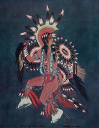 Two Works: Ceremonial War Dancer, Dancing in the Scalps
