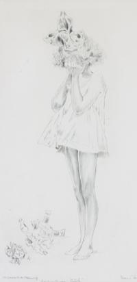 Artist Unknown, (German, 20th Century), Young Girl Crying Over Broken Doll