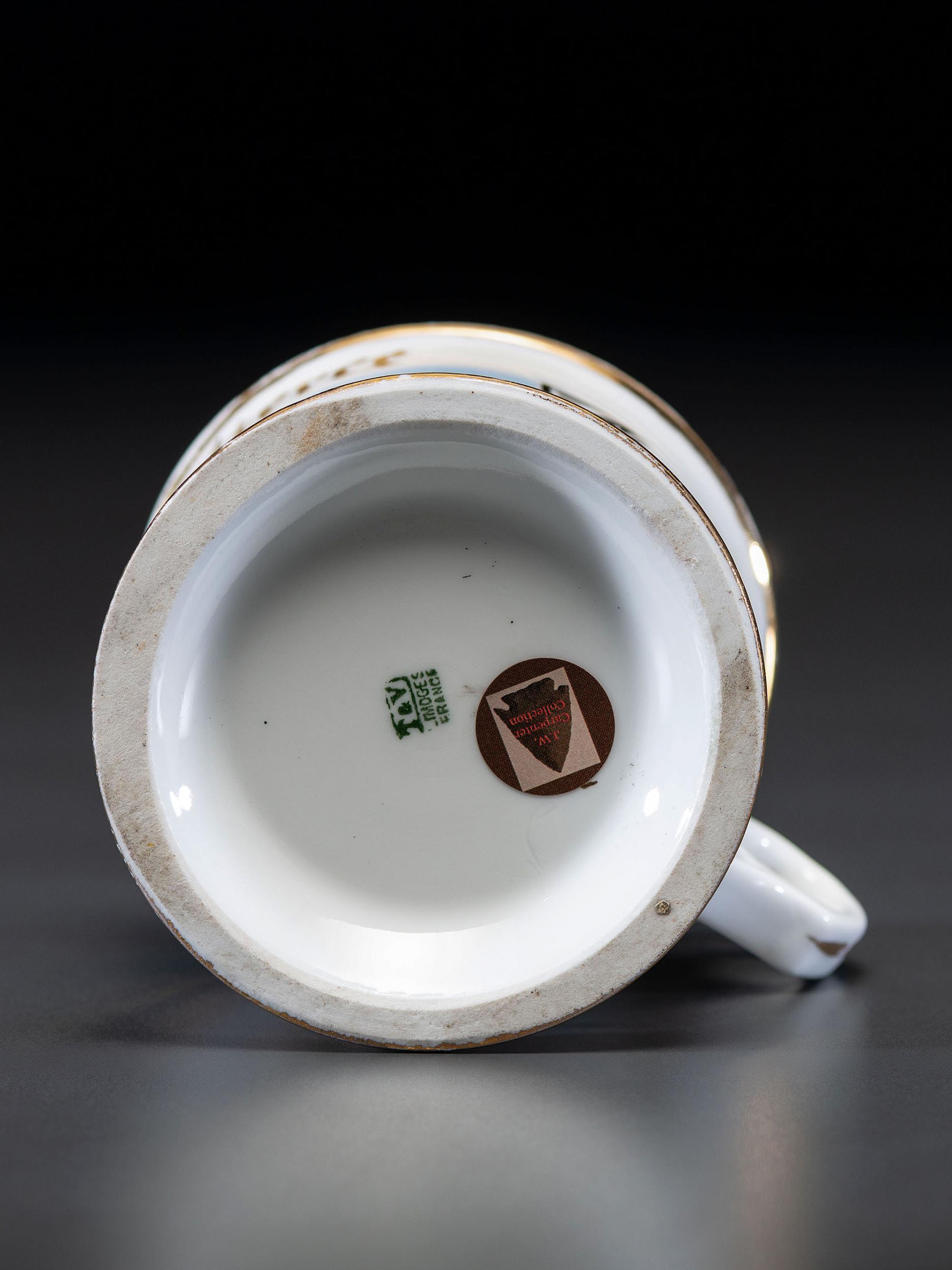A Maxwell Open Touring Car Porcelain Shaving Mug