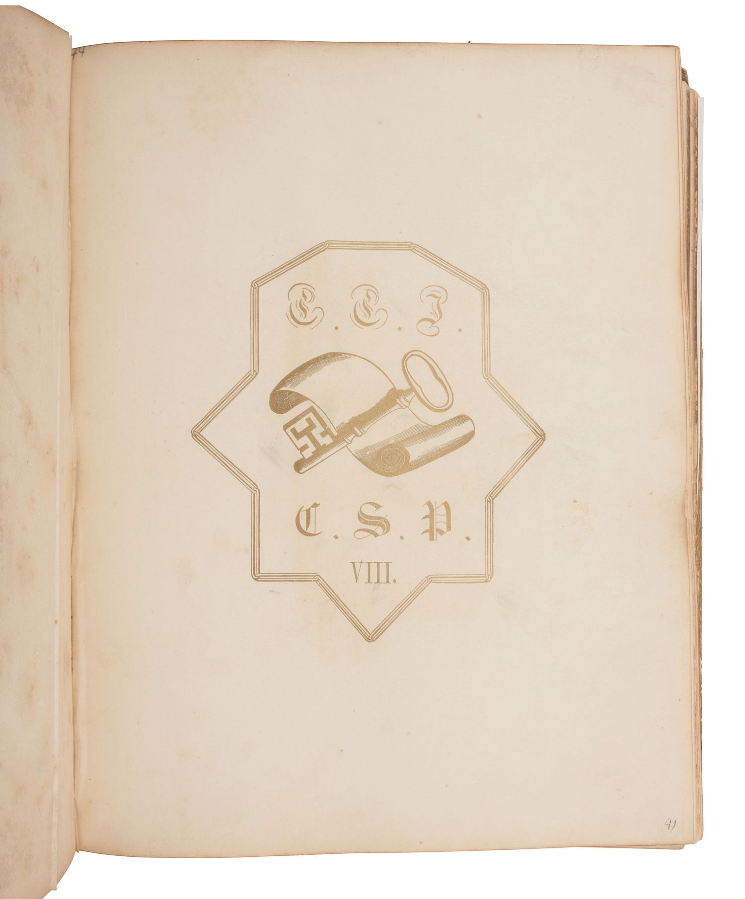 [EARLY PHOTOGRAPHY]. Trio of Yale albums, dated 1856, 1860, & 1868, ft. individual and group portraits, scenes around campus, and inscriptions from classmates incl. many soldiers.