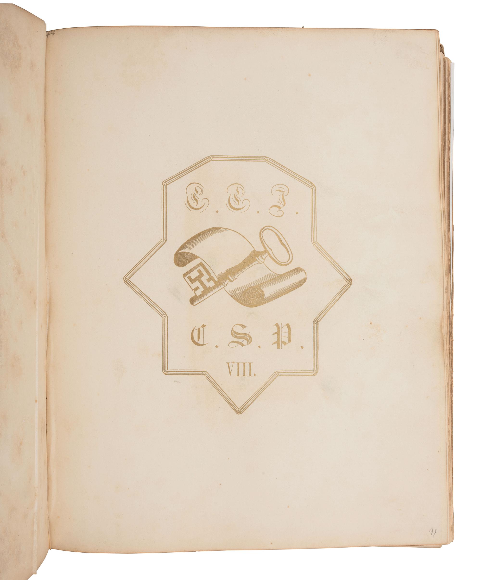 [EARLY PHOTOGRAPHY]. Trio of Yale albums, dated 1856, 1860, & 1868, ft. individual and group portraits, scenes around campus, and inscriptions from classmates incl. many soldiers.