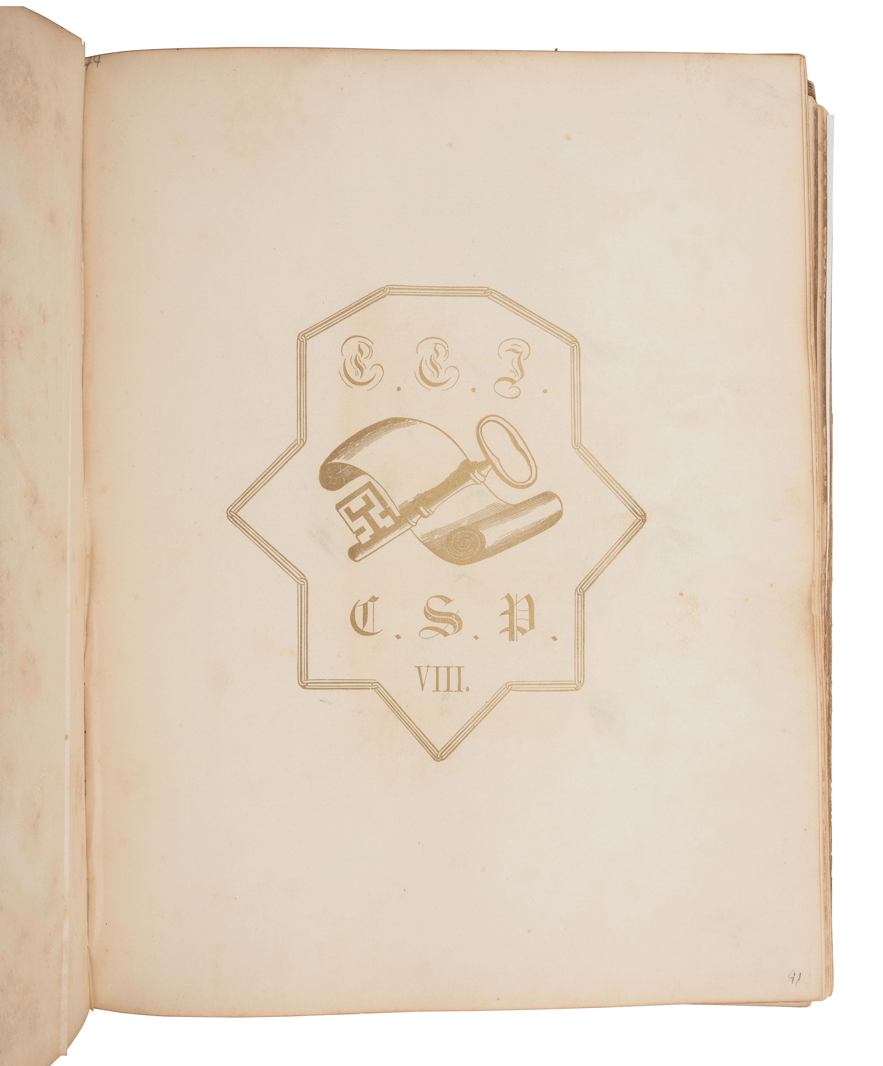 [EARLY PHOTOGRAPHY]. Trio of Yale albums, dated 1856, 1860, & 1868, ft. individual and group portraits, scenes around campus, and inscriptions from classmates incl. many soldiers.