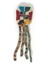 Prairie Beaded Hide Puzzle Pouch