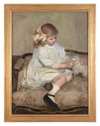 Young Girl with Lamb , 1912