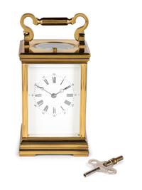 A Hands Brass Carriage Clock