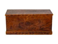 A Federal Molded and Grain-Painted Pine Blanket Chest