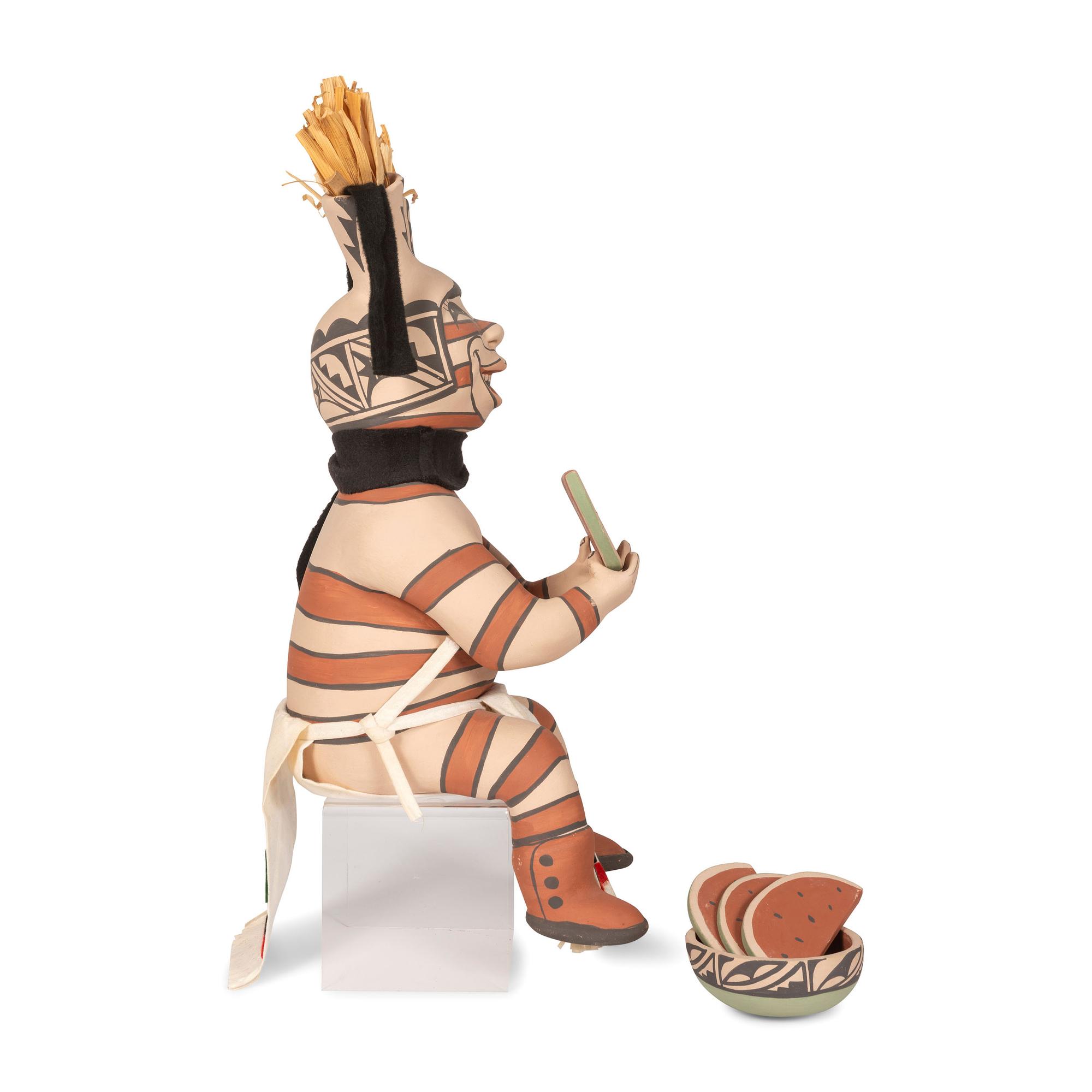 Pottery Koshare with Watermelon