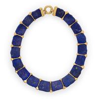 Yvel, Lapis Lazuli and Yellow Gold Necklace