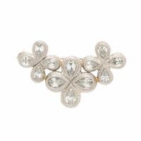 Attributed to Loree Rodkin, Diamond and Platinum Flower Brooch