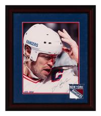 A Group of Hockey Hall of Fame Signed Autographs Featuring Wayne Gretzky and Mario Lemieux