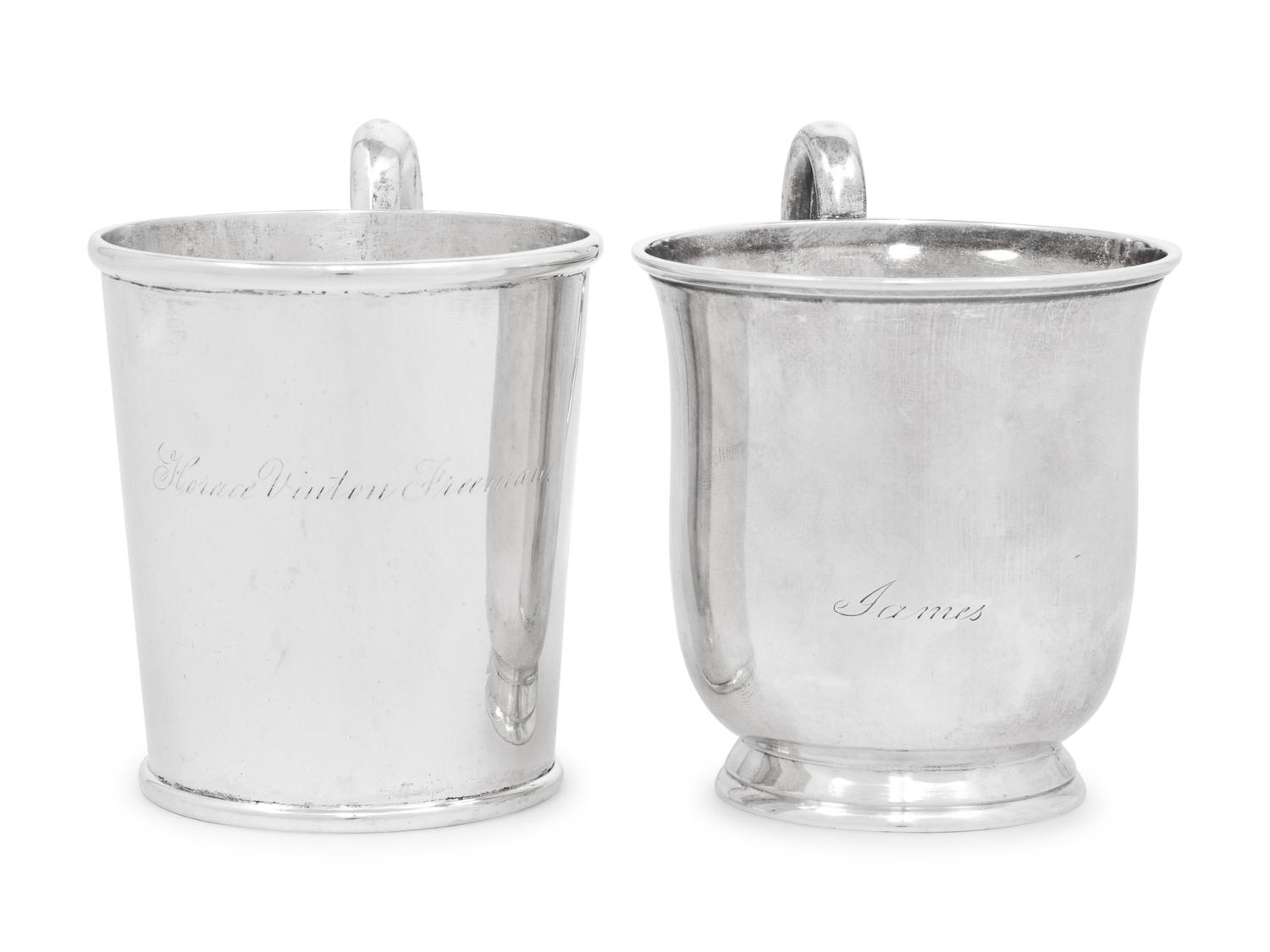 Three Continental Silver Table Articles