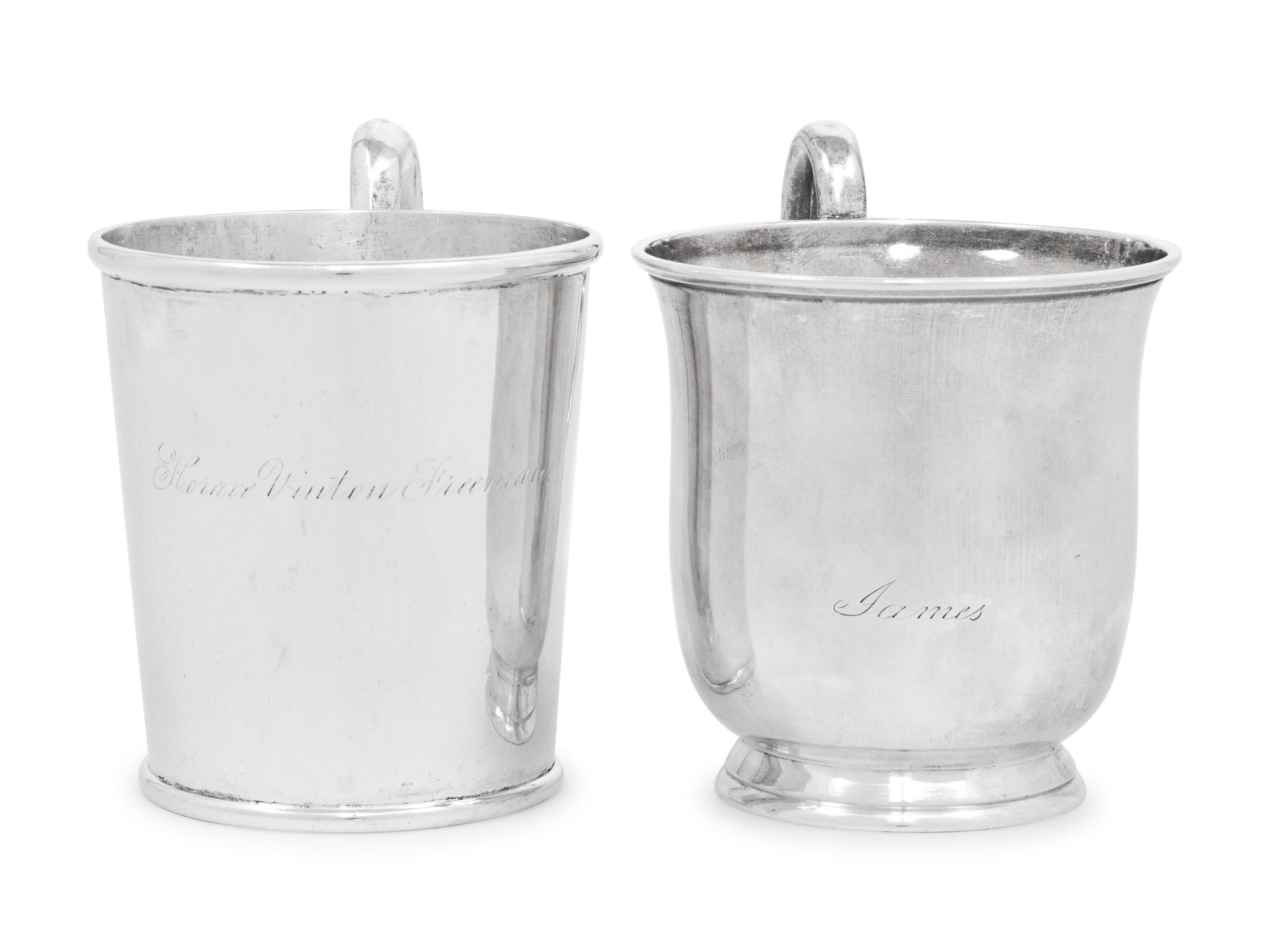 Three Continental Silver Table Articles