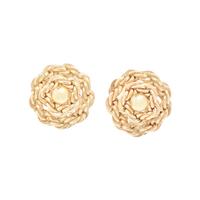 YELLOW GOLD BRACELET AND EARRINGS