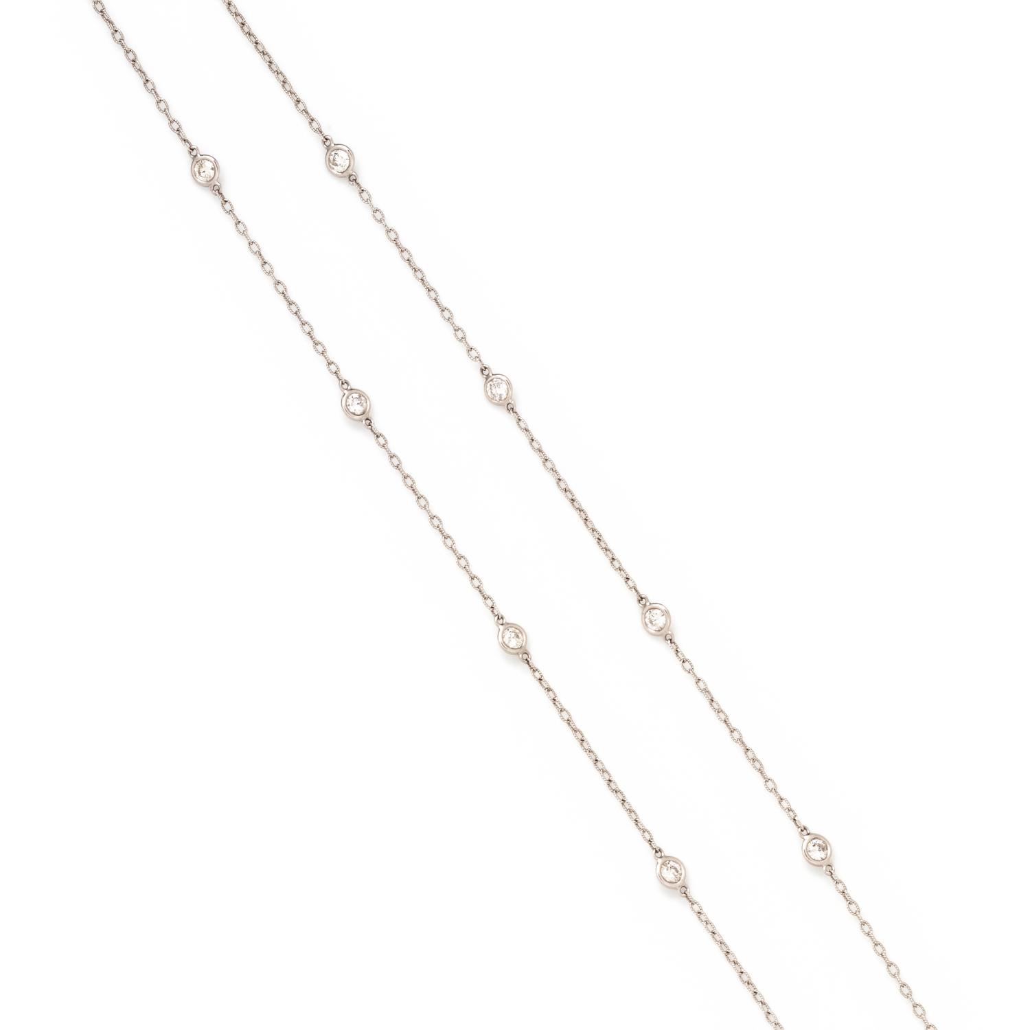 DIAMOND STATION NECKLACE