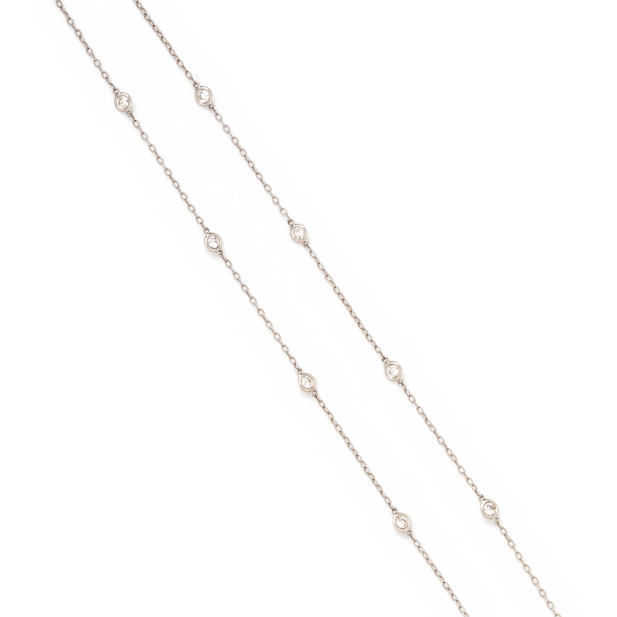 DIAMOND STATION NECKLACE