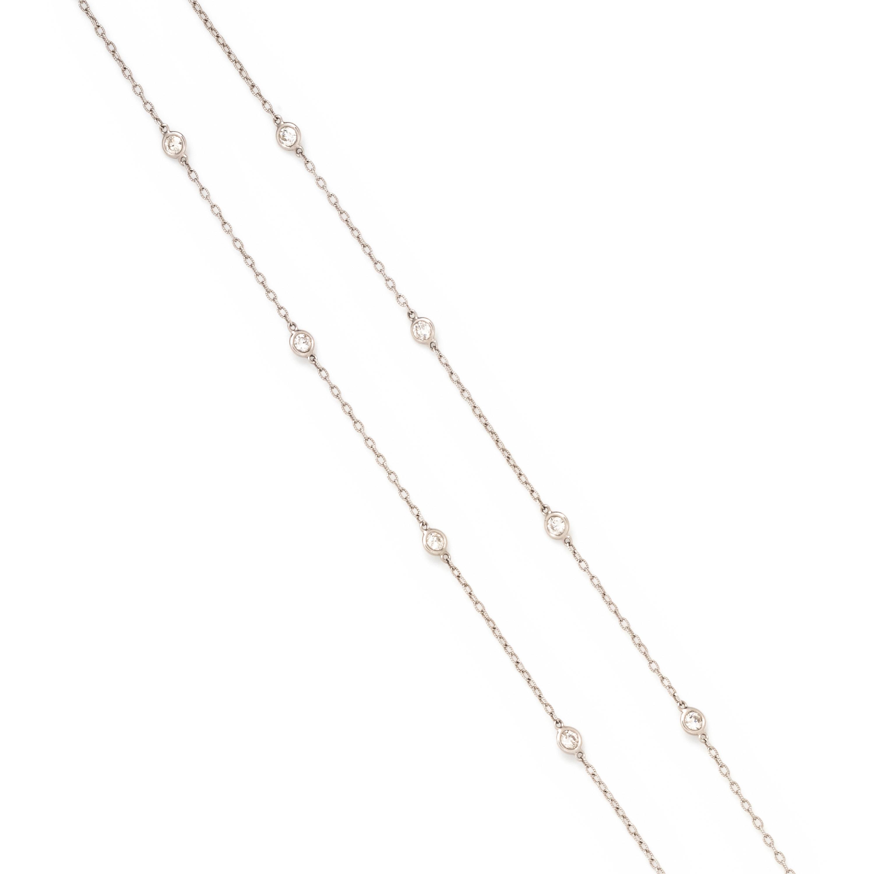 DIAMOND STATION NECKLACE