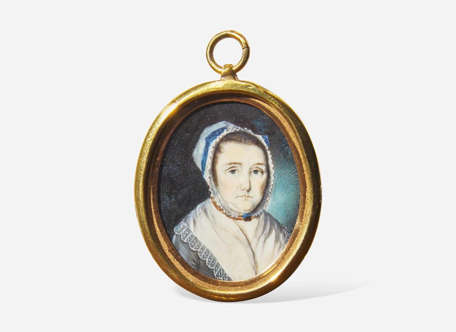 William Verstille (1757-1803), Portrait miniature of a lady, circa 1790