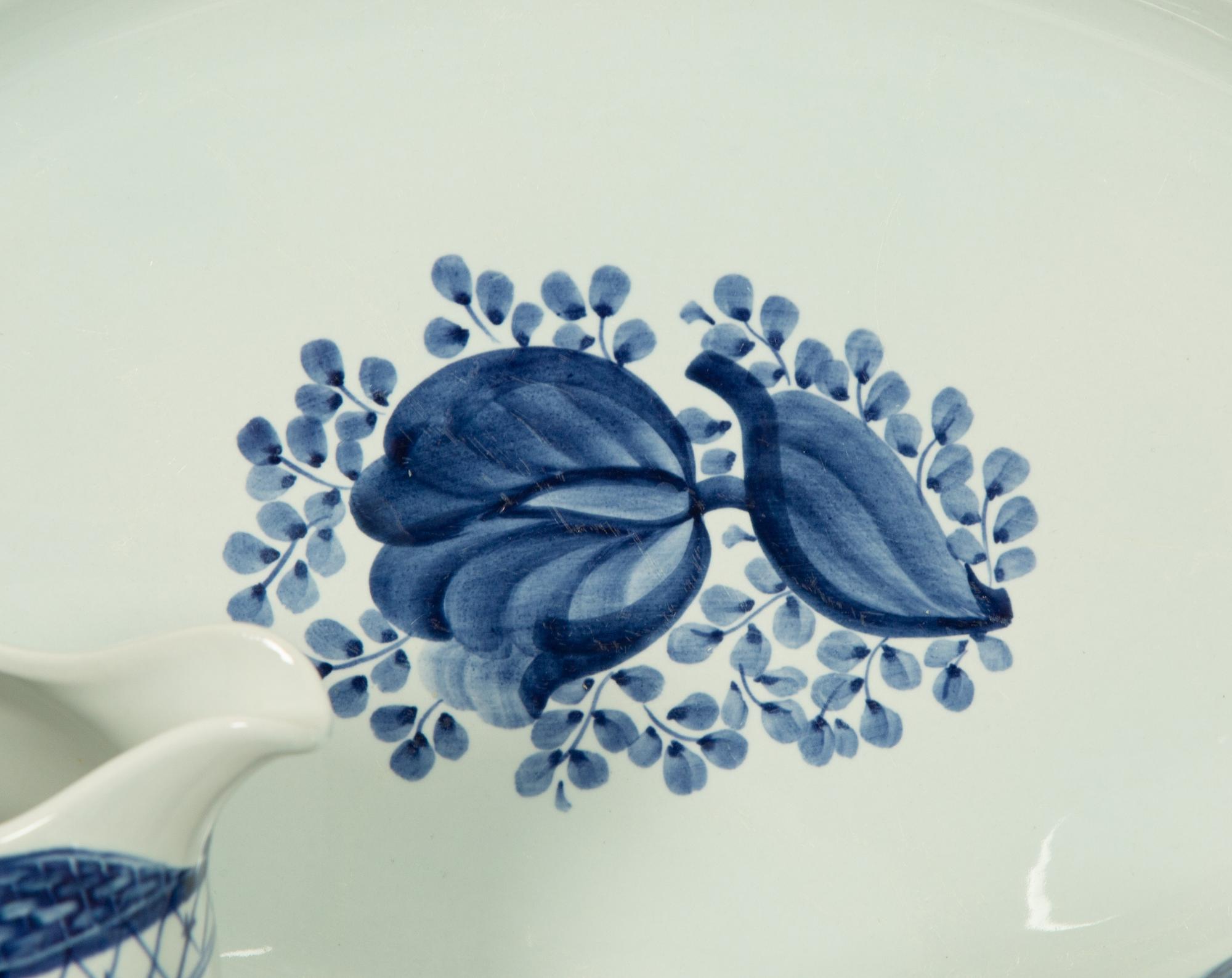 A Royal Copenhagen Tranquebar Blue Porcelain Dinner Service