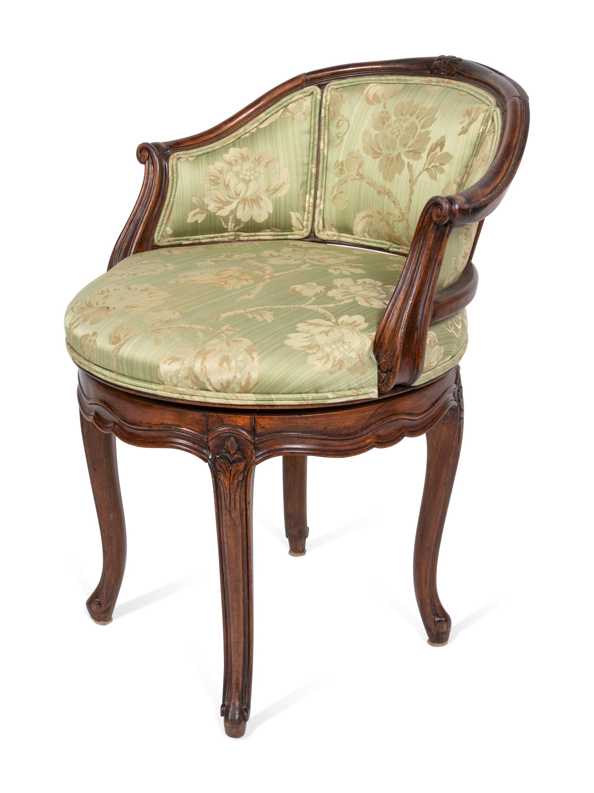 A Louis XV Style Dressing Chair