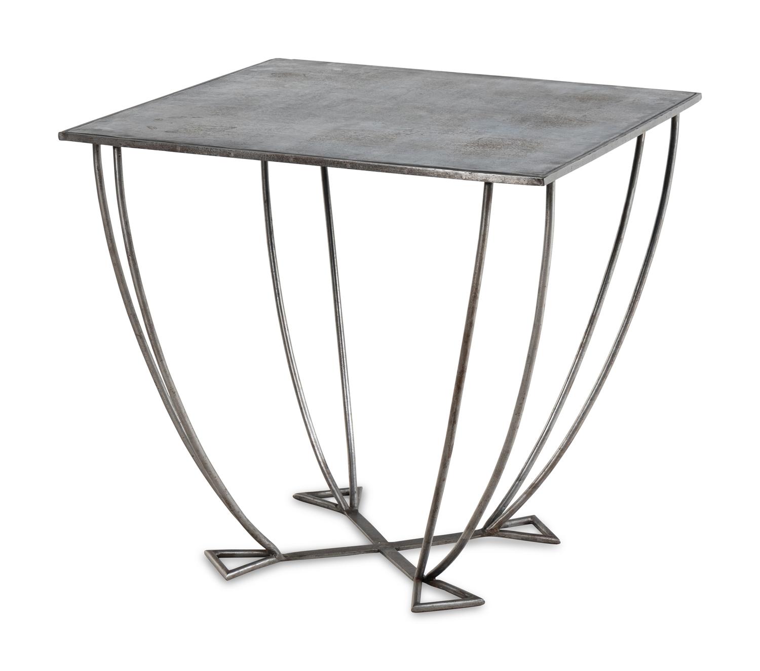 An Art Deco Steel Side Table