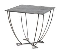 An Art Deco Steel Side Table