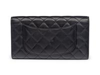 Chanel Clutch in Quilted Black Lambskin