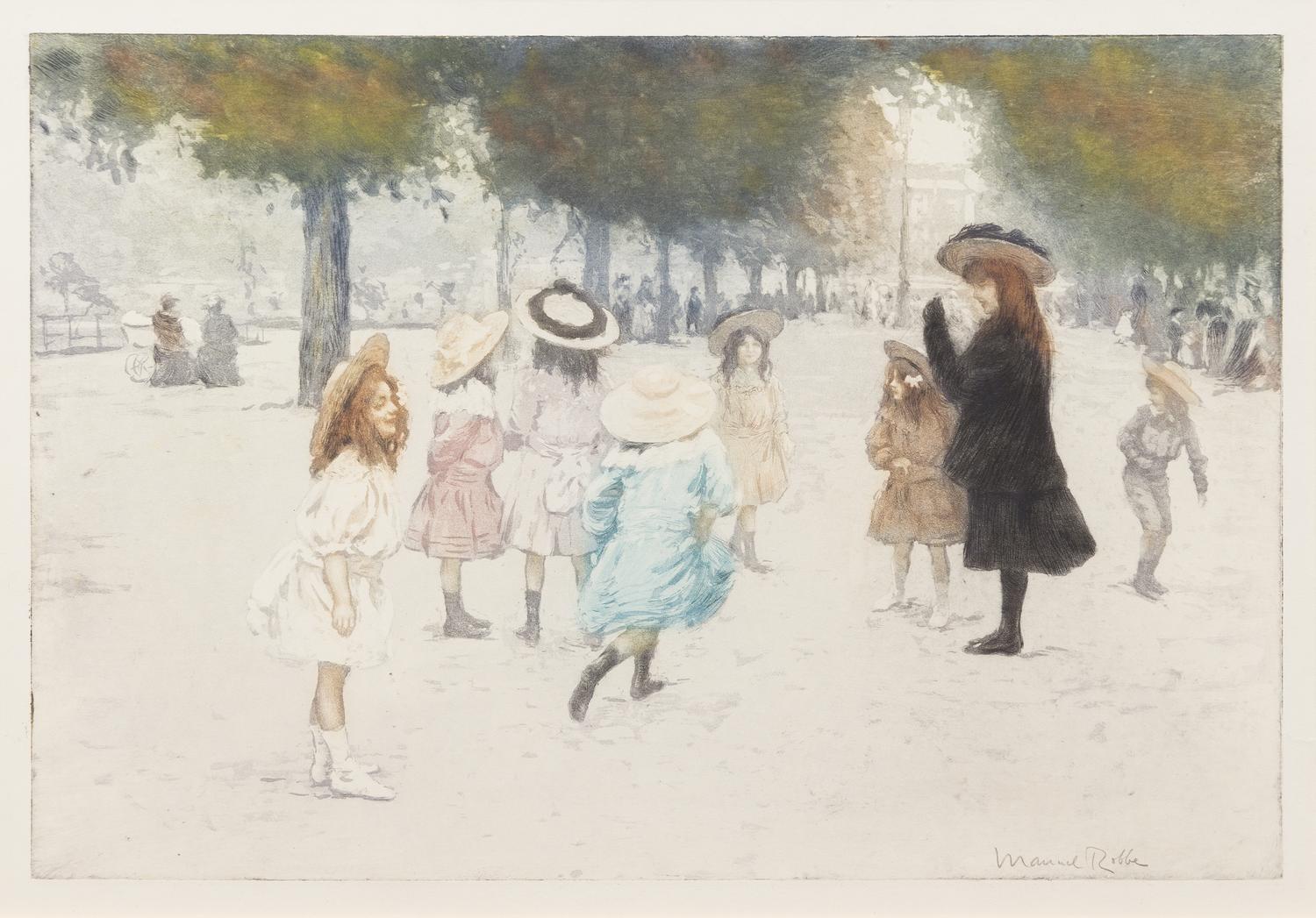 Manuel Robbe, (French, 1872-1936), Untitled (a group of three prints)