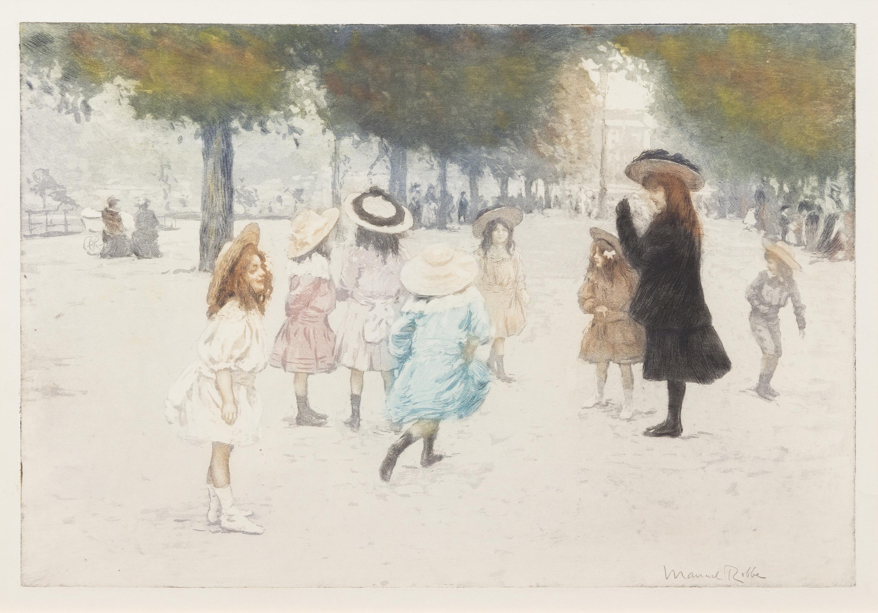 Manuel Robbe, (French, 1872-1936), Untitled (a group of three prints)