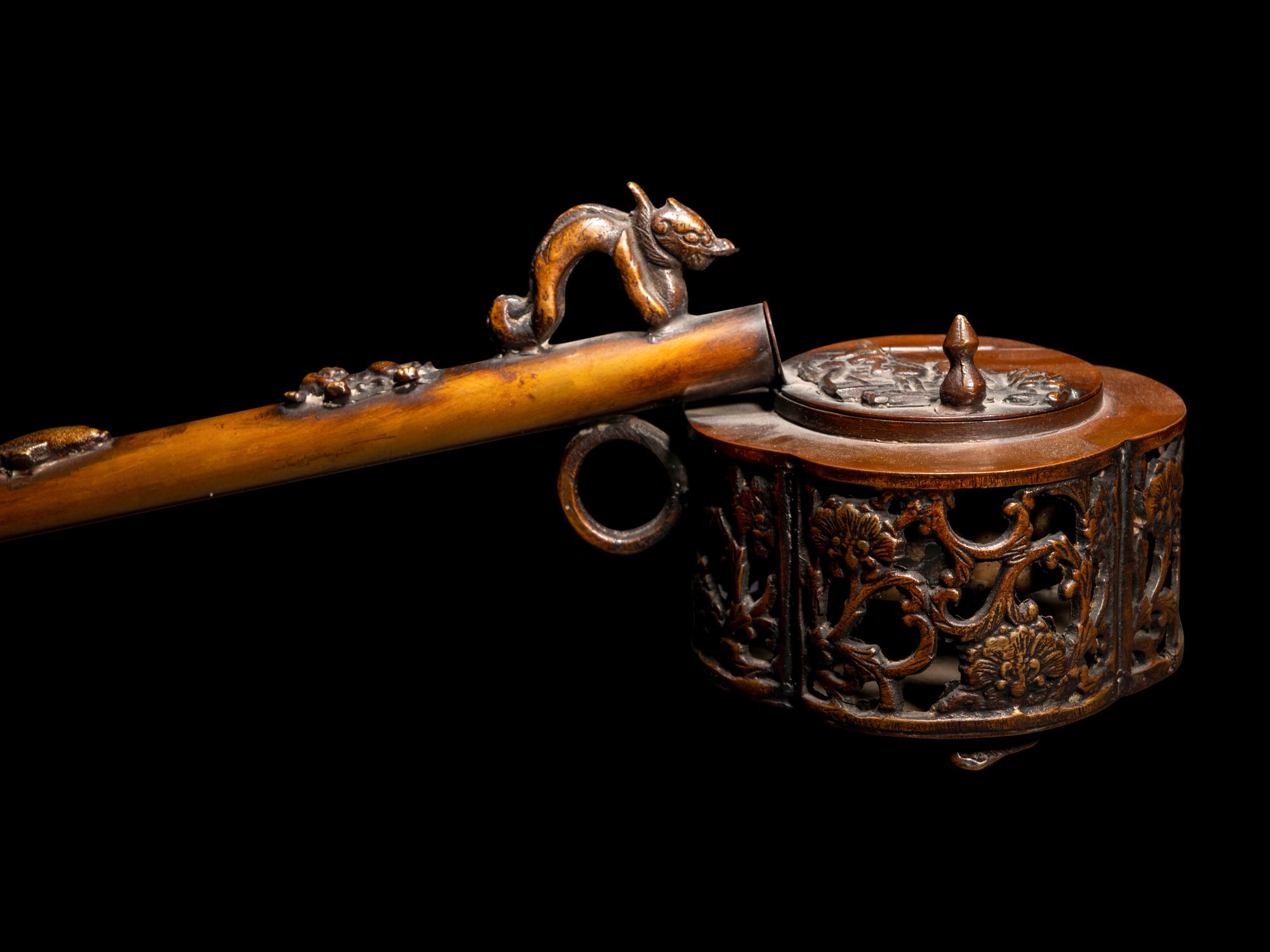 Three Japanese Bronze Incense Burners
