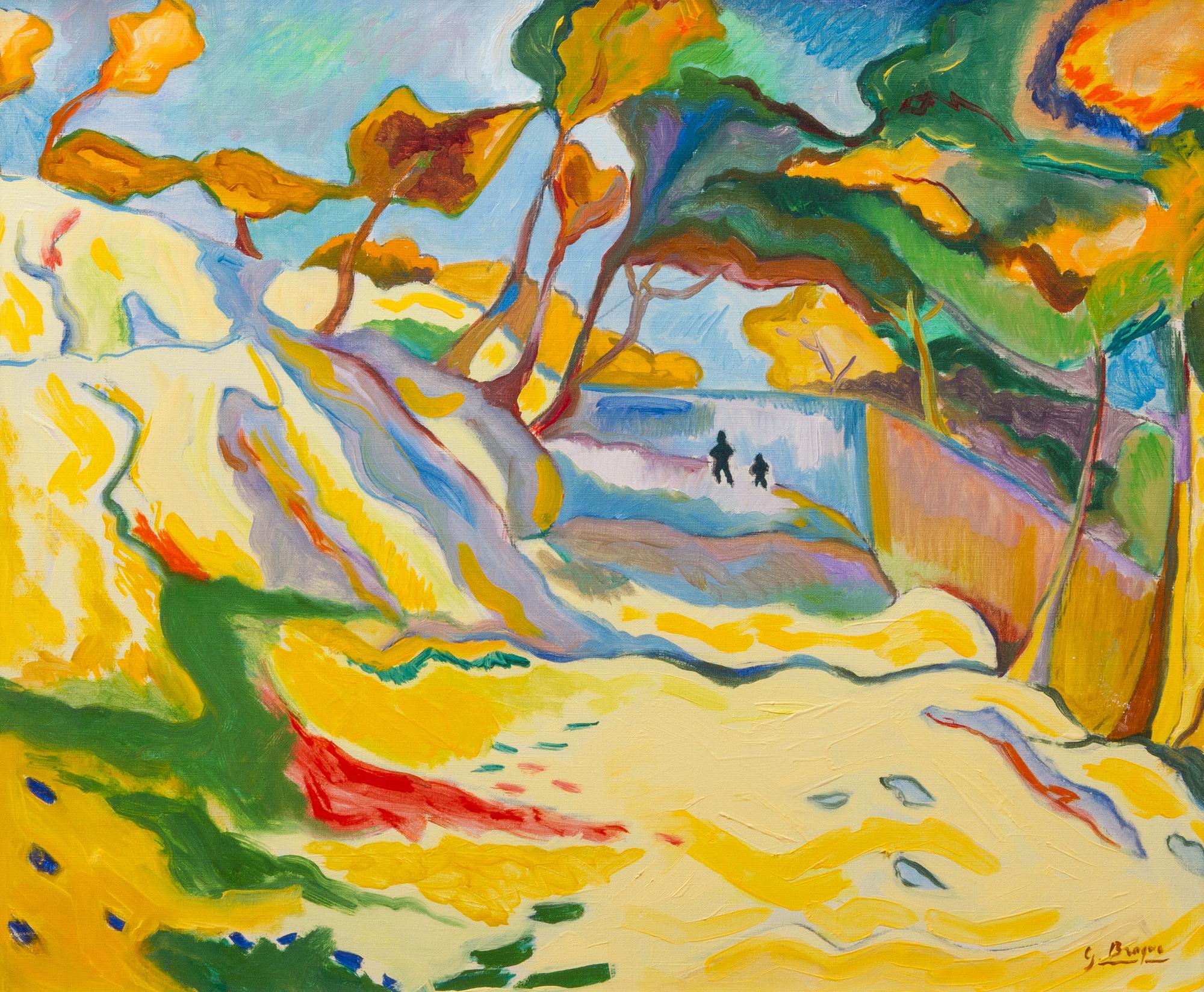 After Georges Braque, (20th century), copy after a landscape