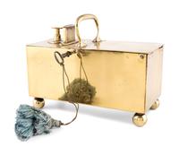 A Rich's Patent Brass Tobacco Honor Box