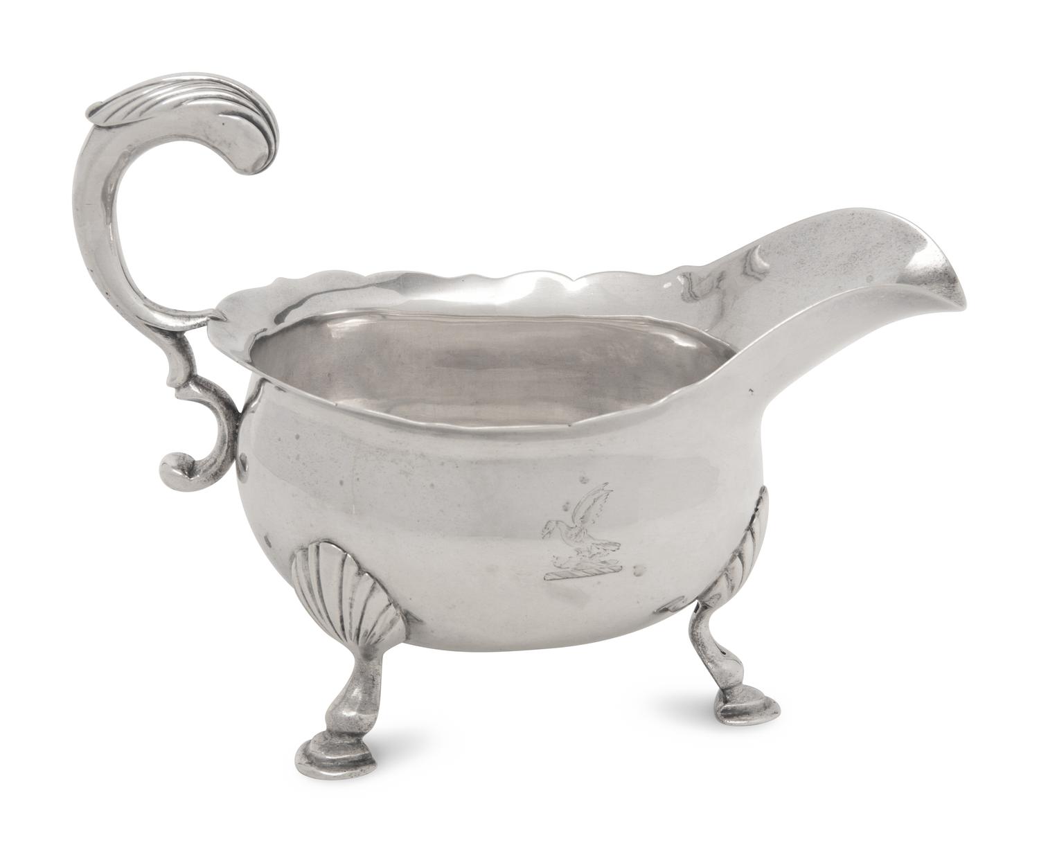A George II Silver Sauce Boat